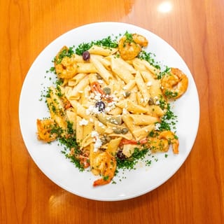 Mediterranean Shrimp Pasta