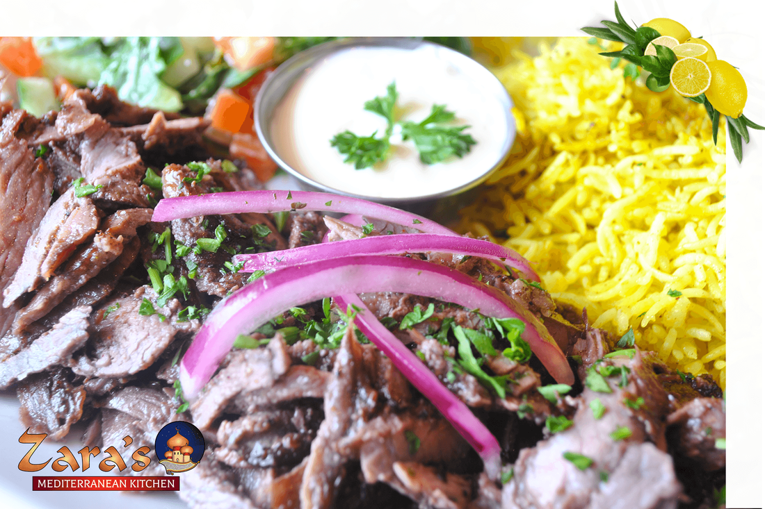 Beef Shawarma Platter - Zara's Mediterranean Kitchen